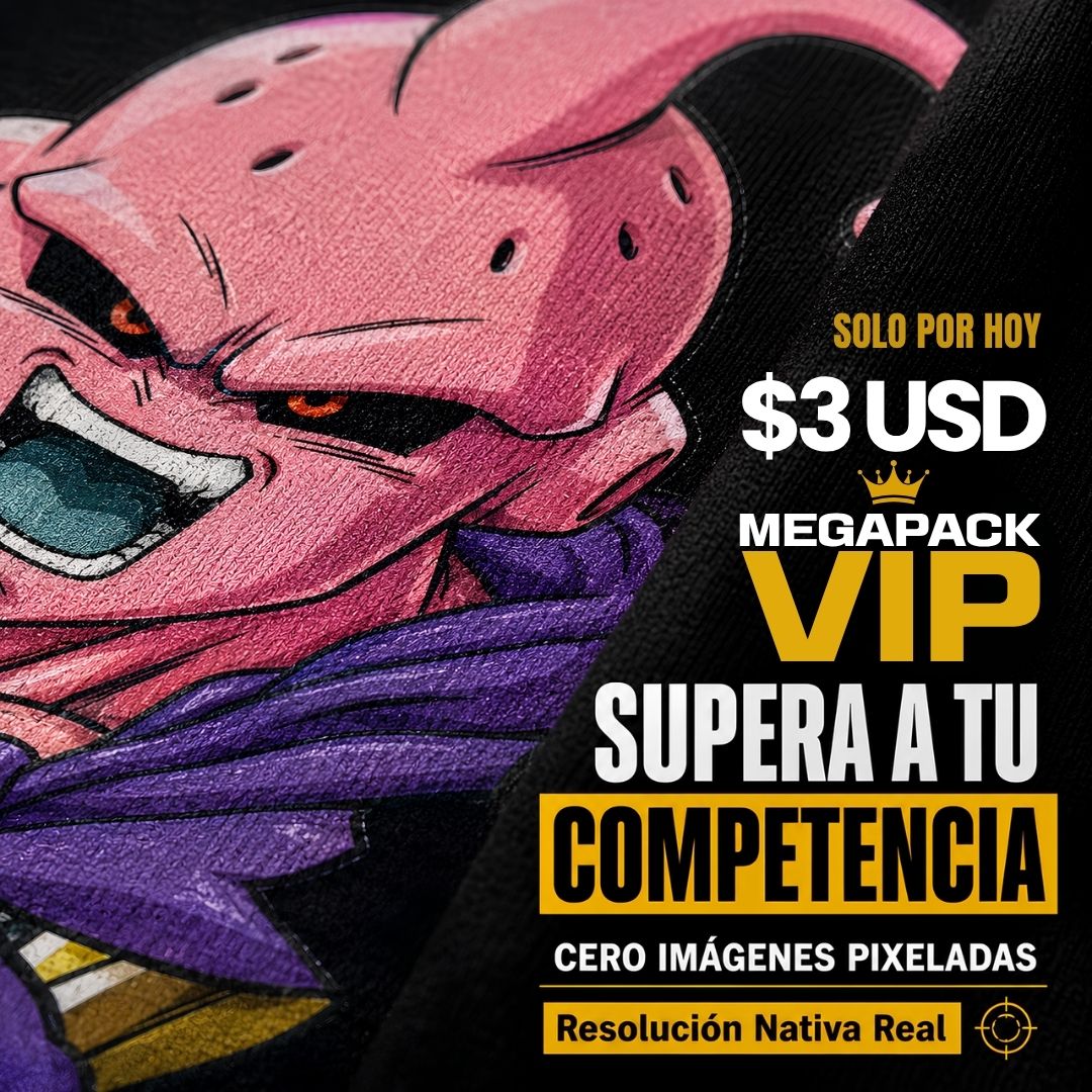 +3.000 Diseños Exclusivos de Anime para Sublimación