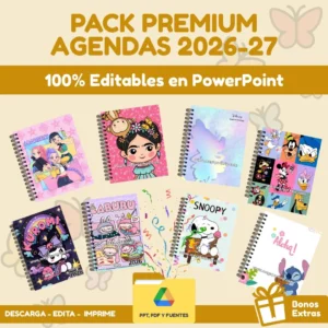PACK PREMIUM AGENDAS 2026/27