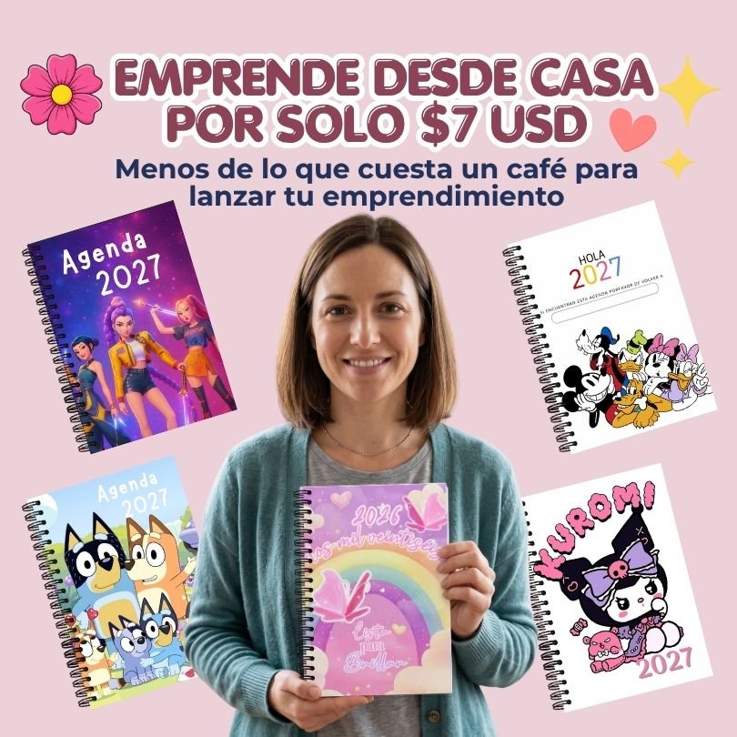 PACK DE AGENDAS 2027 + ADELANTOS